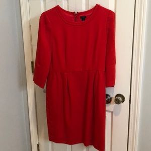 JCrew Red Dress Size 10